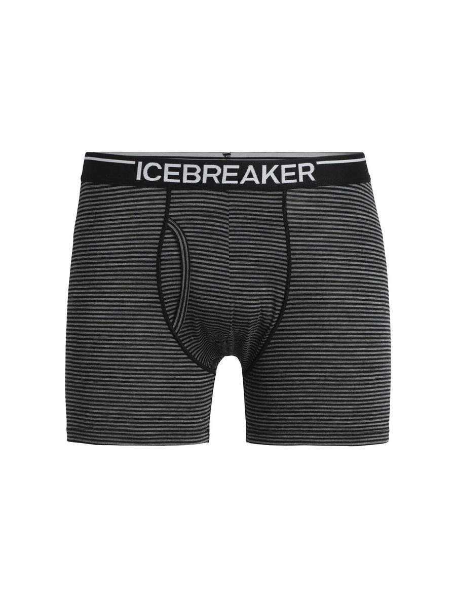 Icebreaker Merino Anatomica Boxers With Fly Férfi Fehérnemű Szürke | HU 1306PJJQ